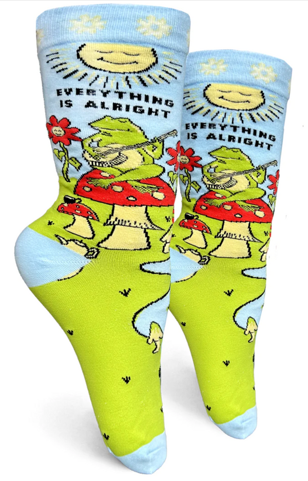 Women's Everything Is Alright Crew Sock