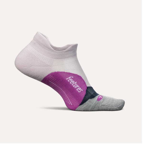 Feetures Elite Light Cushion No Show Tab -Virtual Lilac -Small