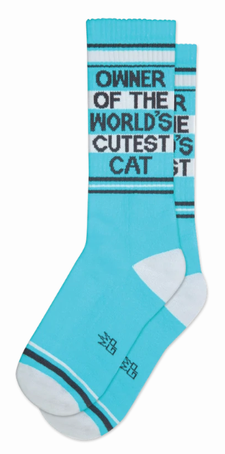 Owner of the World's Cutest Cat Crew Sock