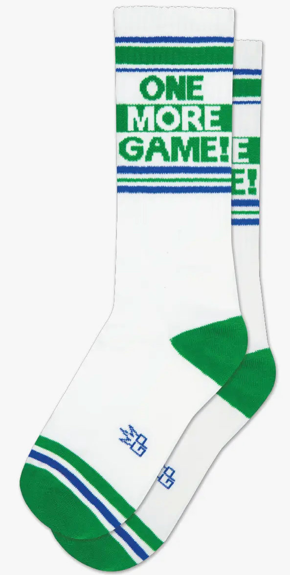 One More Game! Crew Sock ^