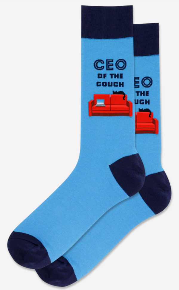 Men's CEO of the Couch Crew Socks