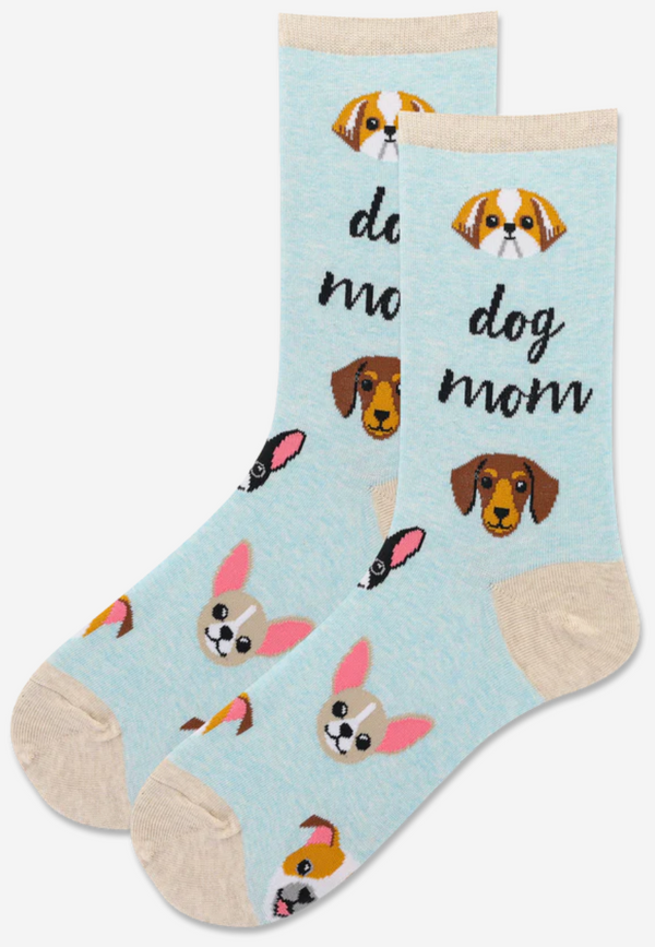 Women's Dog Mom Crew Sock*