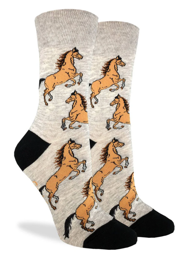 Women's Horses Crew Sock