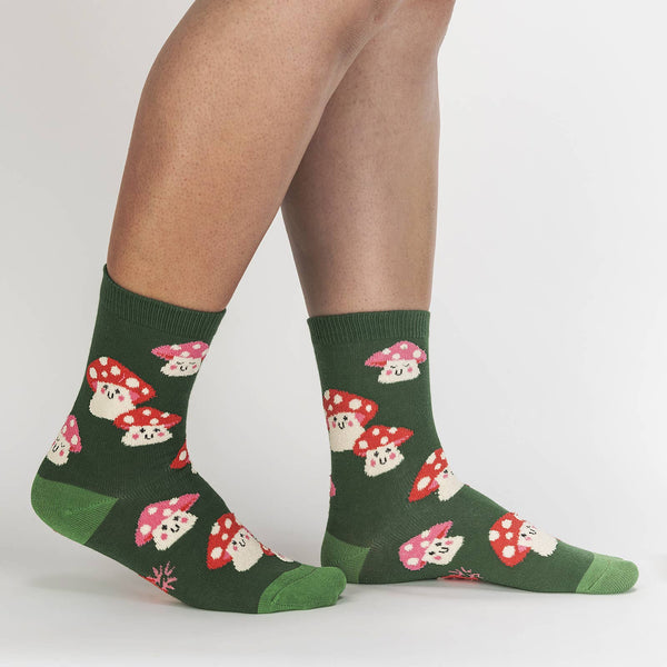 Women's Mellow Mushrooms Chrew Sock