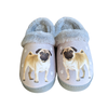 Snuggs Pug Slipper - Comfy - Pet lovers: Large