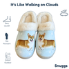 Snuggs Welsh Corgi Slipper - Comfy - Pet lovers: Small