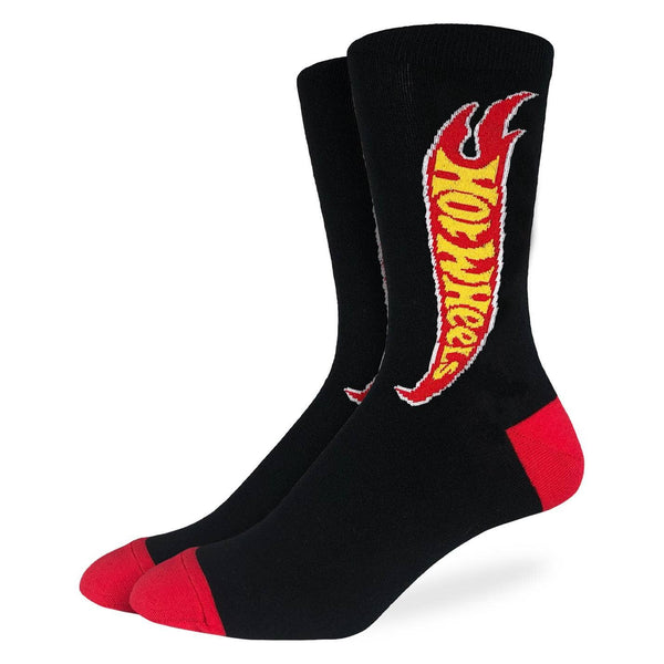 Men's Hot Wheels Logo Socks: Shoe Size 7-12