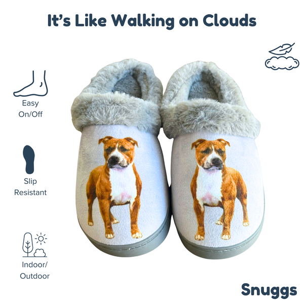 Snuggs Pit Bull Snuggs Slipper - Comfy - Pet lovers: Large
