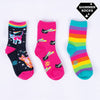 Youth Crew Sock Pack: Space Cats