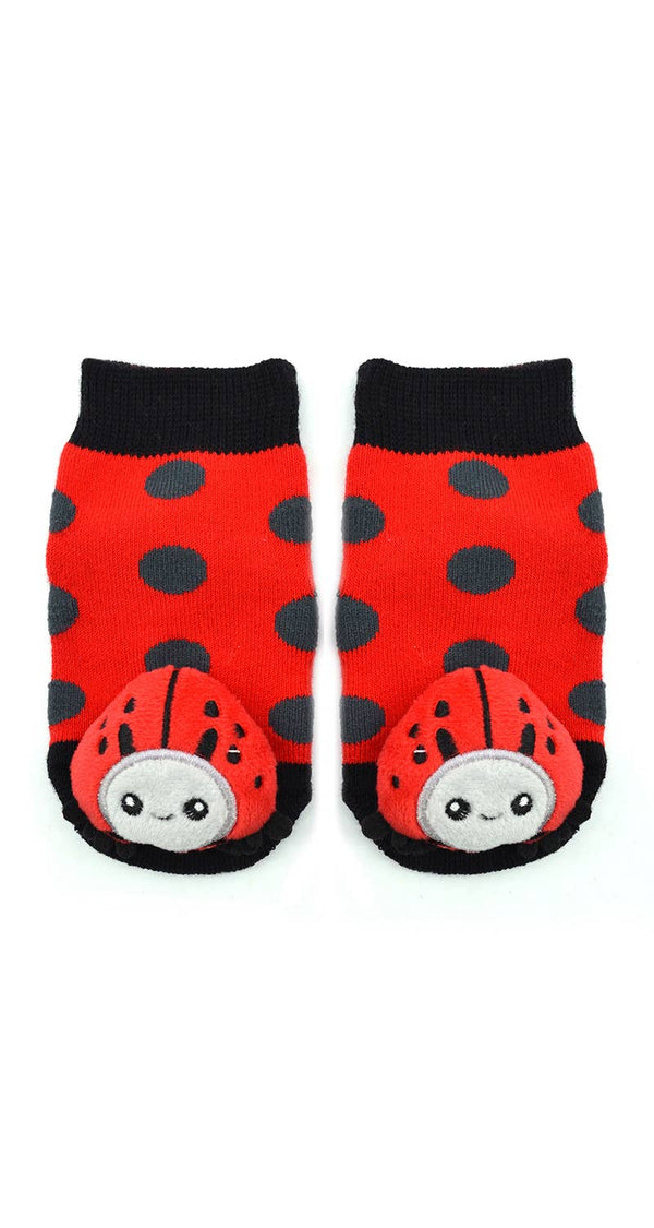 Ladybug Boogie Toes Rattle Socks: 1 - 2 Y