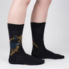 Men's Night Cat Crew Sock