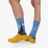 Art Socks -Vincent van Gogh - Wheat Field with Cypresses: EU 40-46 | UK 6½-11 | US 9-13½