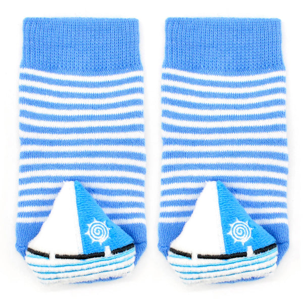 Sailboat Boogie Toes Rattle Socks: 1 - 2 Y
