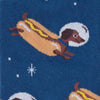 Women's Weiner Dogs, In Space! Crew Sock