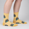 Women's I Just Love Raccoons and Ramen, OK? Crew Sock