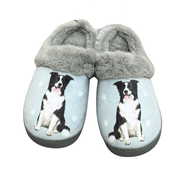 Snuggs Border Collie Slipper - Comfy - Pet lovers: Small