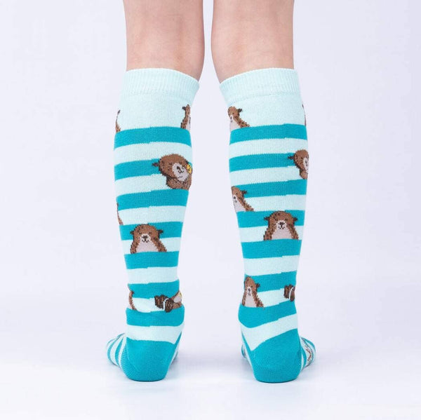 Junior Knee-High Sock: My Otter Foot