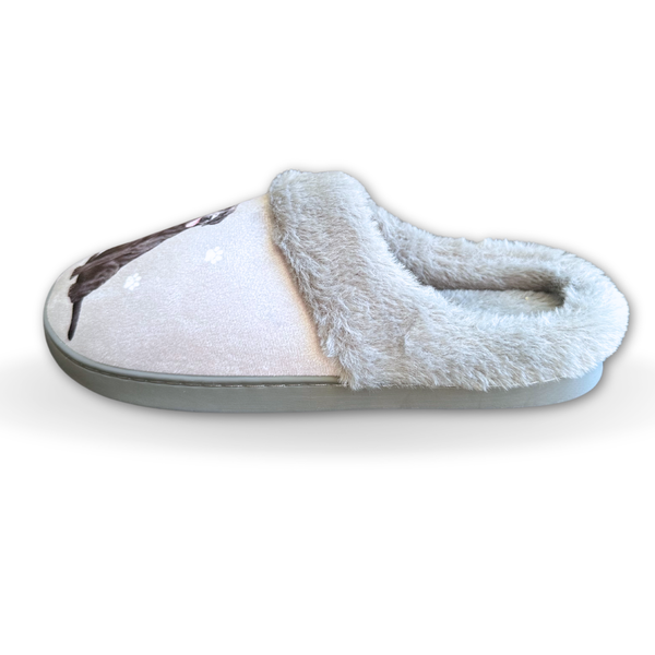 Snuggs Labrador , Black Slipper - Comfy - Pet lovers: Small