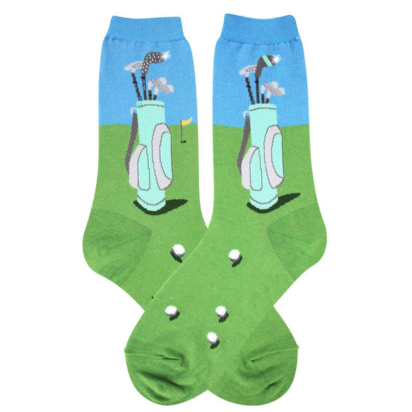 Women's Golfbag Crew Socks