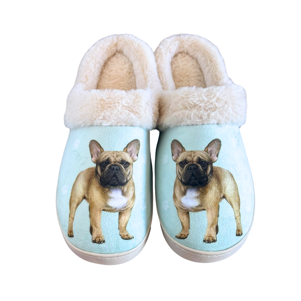 Snuggs French Bulldog Slipper - Comfy - Pet lovers: Large