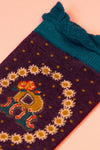 A-Z Alphabet Monogram Letter Ankle Socks: R
