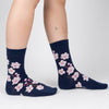 Women's Cherry Blossoms Crew Sock