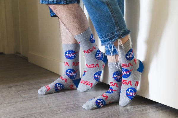 Men's Nasa Socks: Shoe Size 7-12