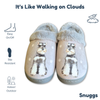 Snuggs Schnauzer Slipper - Comfy - Pet lovers: Large