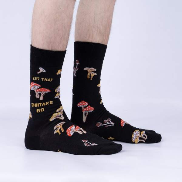 Men's Let that Shiitake Crew Sock