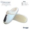Snuggs Black Cat Slipper - Comfy - Pet lovers: Large