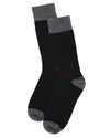 Men's Cashmere Blend Rib Knit Socks -Black*