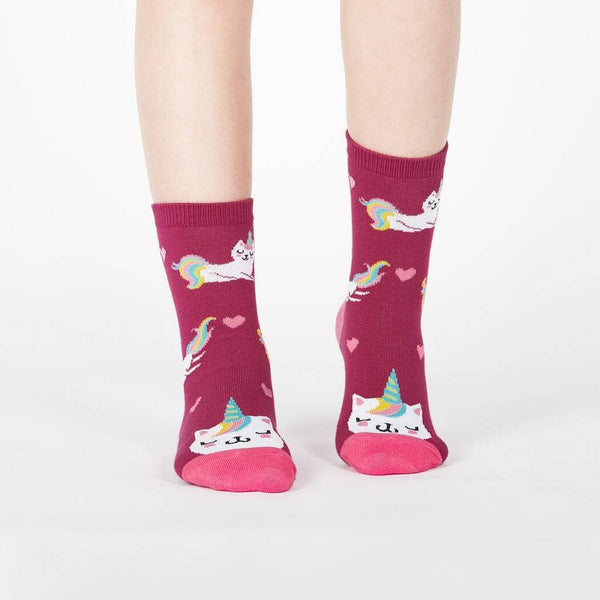 Youth Crew Sock Pack: Look At Me Meow
