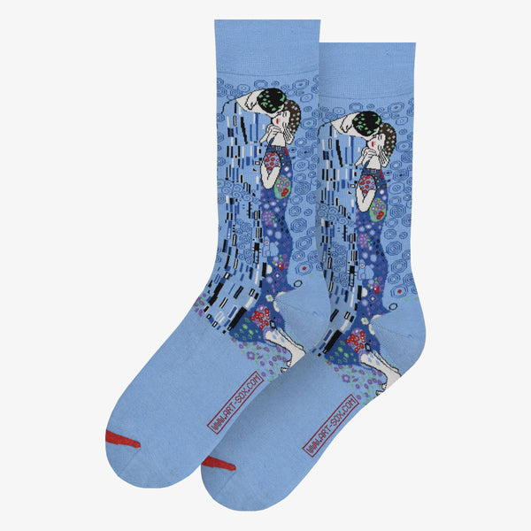 Art Socks -Gustav Klimt - The Kiss: Blue / EU 36-40 | UK 3½-6½ | US 6-9