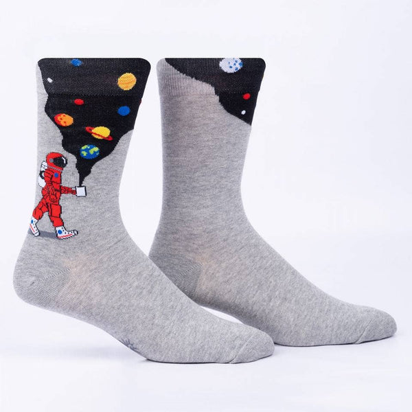 Men's Moon Walk in the Morning Crew Sock