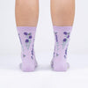 Women's Bees and Lavender Crew Sock
