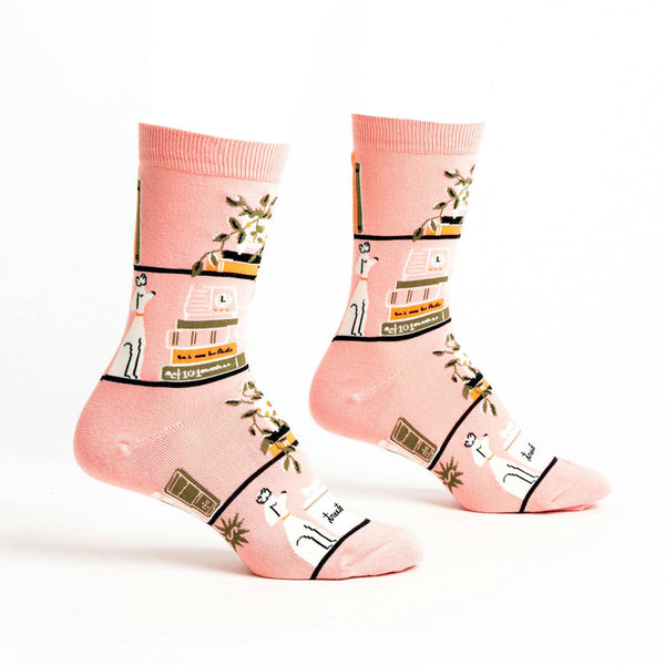 Women's A Novel Idea Crew Sock