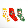 Junior Crew Sock Pack: Mellow Mushrooms