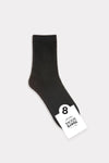 Women's Crew Daily Fine Mesh See-Through Socks -Black