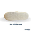 Snuggs Shih Tzu Tan and White Slipper - Comfy - Pet lovers: Large