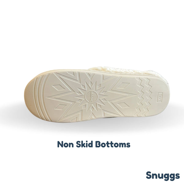 Snuggs Shih Tzu Tan and White Slipper - Comfy - Pet lovers: Large