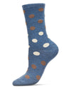 Multi Dot Cashmere Crew: Black / 9-11