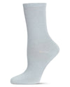Women's Solid Soft Flat Knit Cashmere Blend Crew Sock: Blush / 9-11