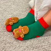Gingerbread Christmas Boogie Toes Rattle Socks: 1 - 2 Y
