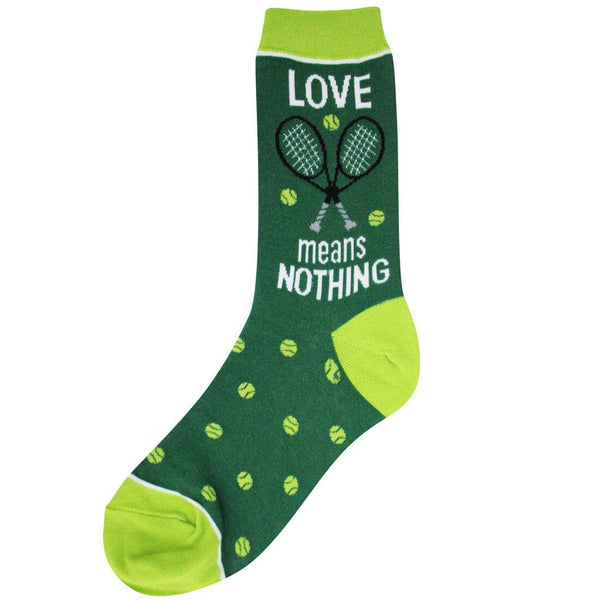 Women's Tennis Love Crew Socks