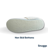 Snuggs Black & White Cat Slipper - Comfy - Pet lovers: Large