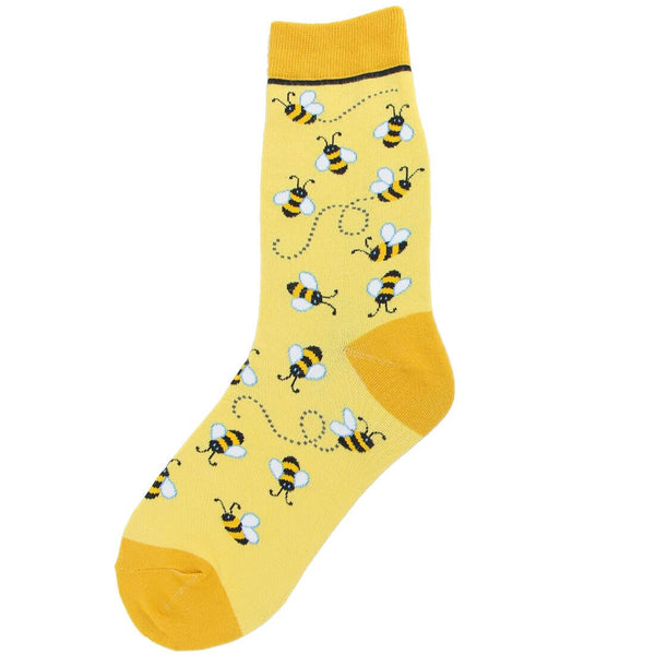 Women's Bumble Bee Crew Socks