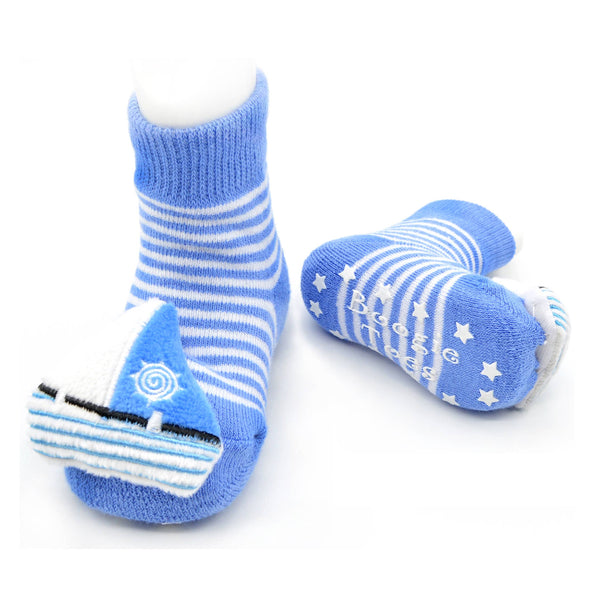 Sailboat Boogie Toes Rattle Socks: 1 - 2 Y