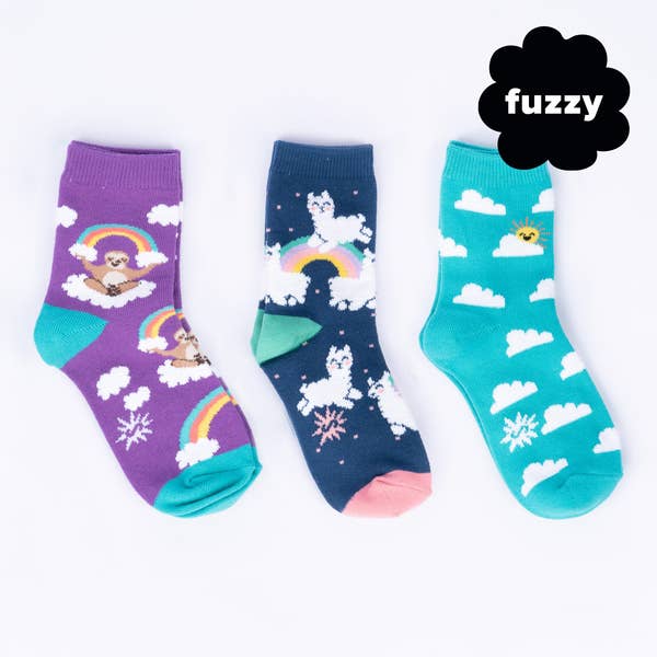 Junior Crew Sock Pack: Sloth Dreams