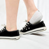 No Show Non Slip Premium Socks -White -Medium
