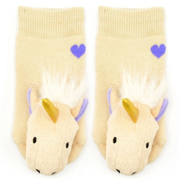 Golden Unicorn Boogie Toes Rattle Socks: 1 - 2 Y